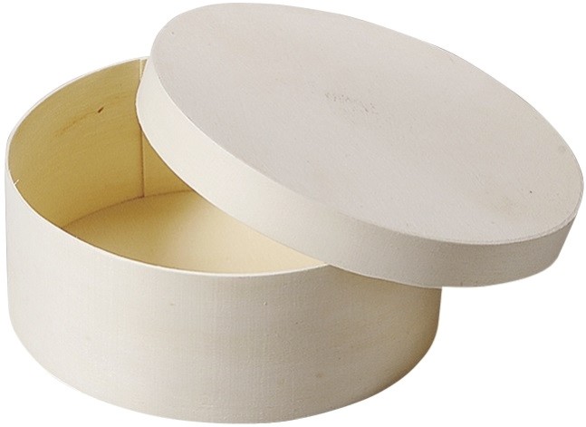 Кръгла кутийка от фурнир KPC Кръгла кутийка от фурнир KPC - ∅ 6 cm -