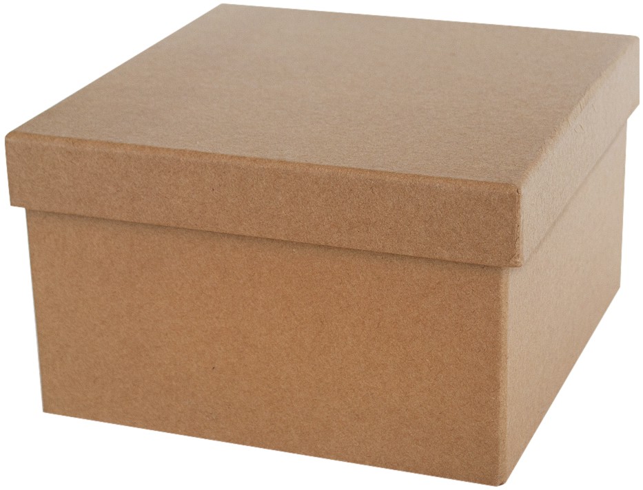 Квадратна кутия от папиемаше KPC Квадратна кутия от папиемаше KPC - 26.5 x 17 cm -