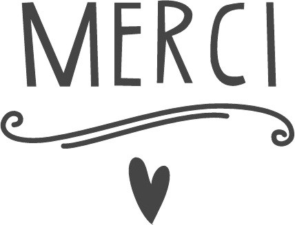 Гумен печат KPC - Merci Гумен печат KPC - Merci - ∅ 3.2 cm -