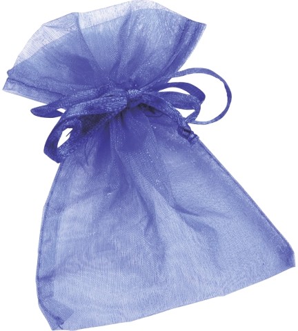 Торбичка за подарък от органза KPC - Синя - 