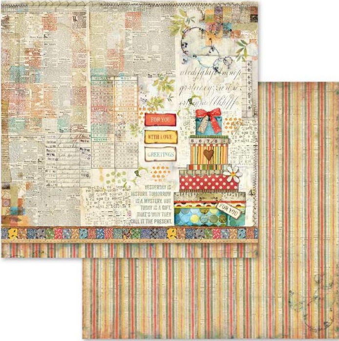 ������ �� ����������� Stamperia - �������� - 30.5 x 30.5 cm - 