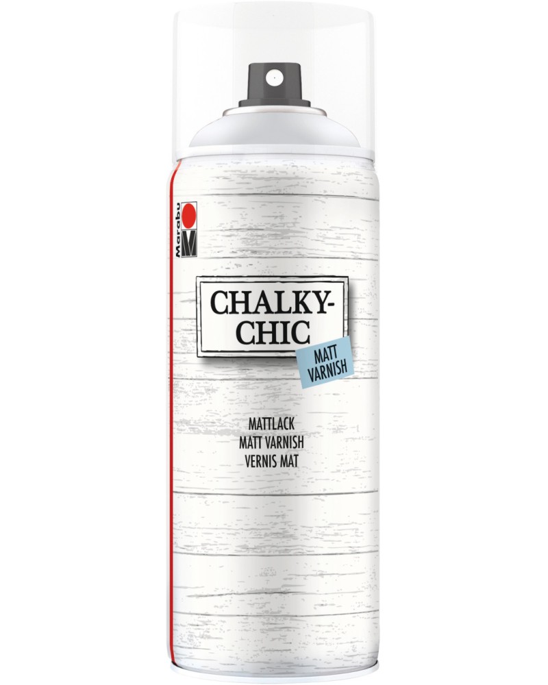 Матов лак-спрей Marabu Матов лак-спрей Marabu - 400 ml от серията Chalky Chic -