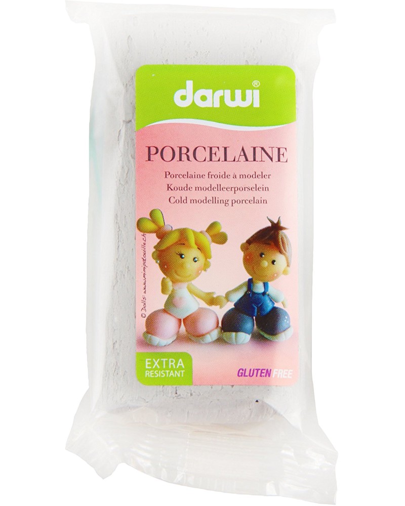 Порцелан за моделиране Darwi Порцелан за моделиране Darwi - 150 g -