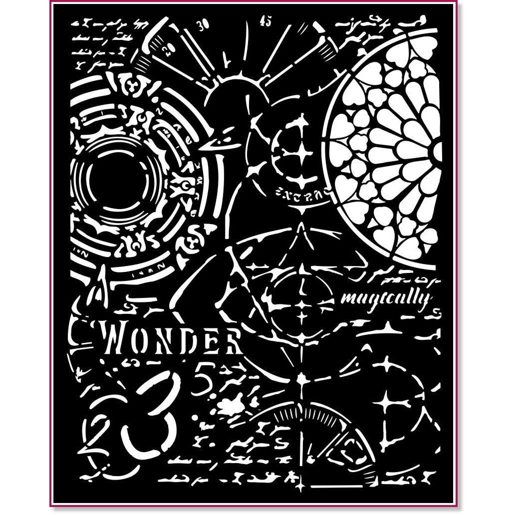 ������ Stamperia - ������� - 20 x 25 cm �� ���������� Master of Magic - 