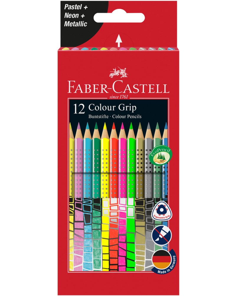��������� ������ Faber-Castell - 12 ���� - 