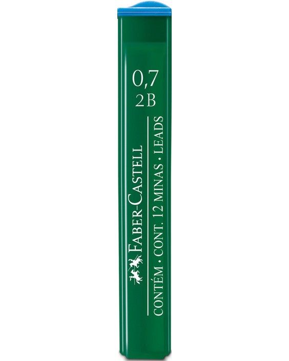 Мини графити за автоматичен молив 0.7 mm Faber-Castell Мини графити за автоматичен молив 0.7 mm Faber-Castell - 12 броя -