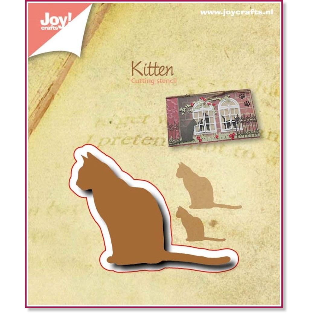 Щанца за машина за изрязване Joy Crafts - Коте Щанца за машина за изрязване Joy Crafts - Коте - 6.1 x 4.5 cm -