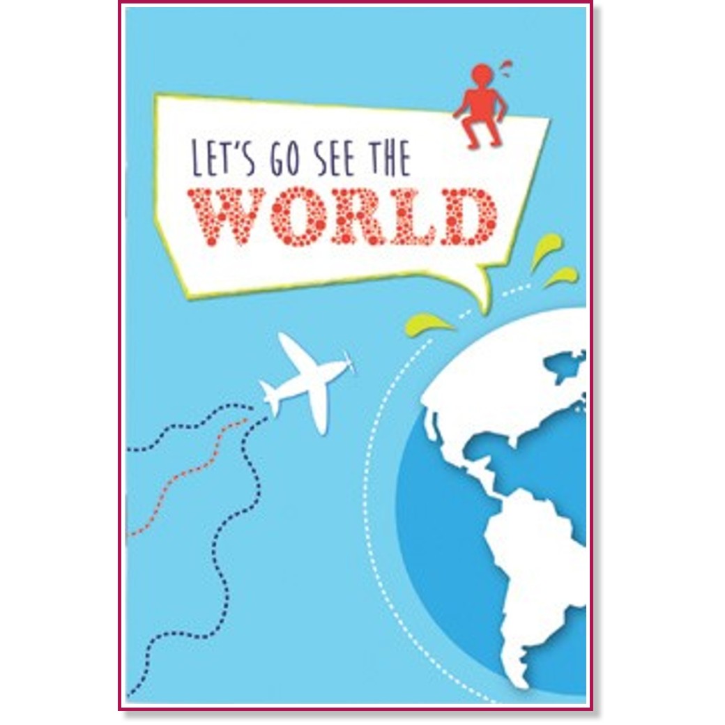  Simetro books Let's go see the world - 11 x 16 cm   Vintage gifts - 