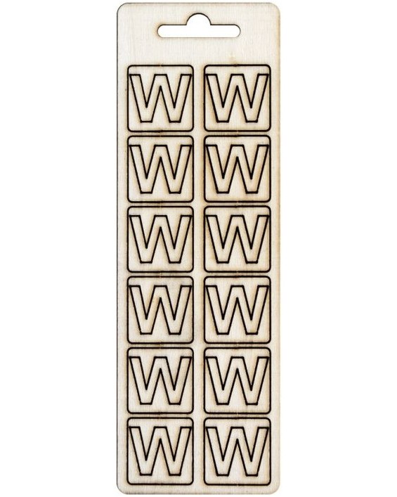 ����� W �� �������� ���������� - 12 ���� � ������ 2 cm - 
