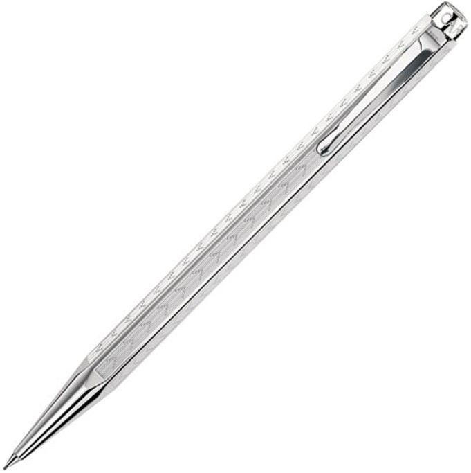 Автоматичен молив Caran d'Ache Plated Автоматичен молив Caran d'Ache Plated - С кутия за съхранение от колекцията Ecridor Chevron -