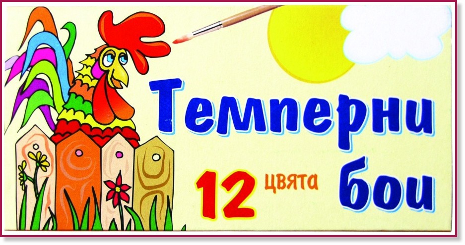 Темперни бои Естрела Темперни бои Естрела - 12 цвята -