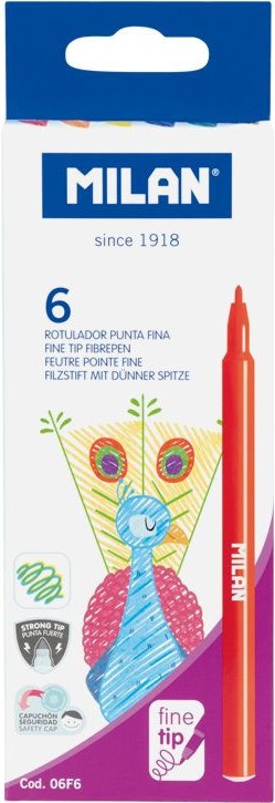 ���������� Milan Fine Tip - 6, 12 ��� 18 ����� - 