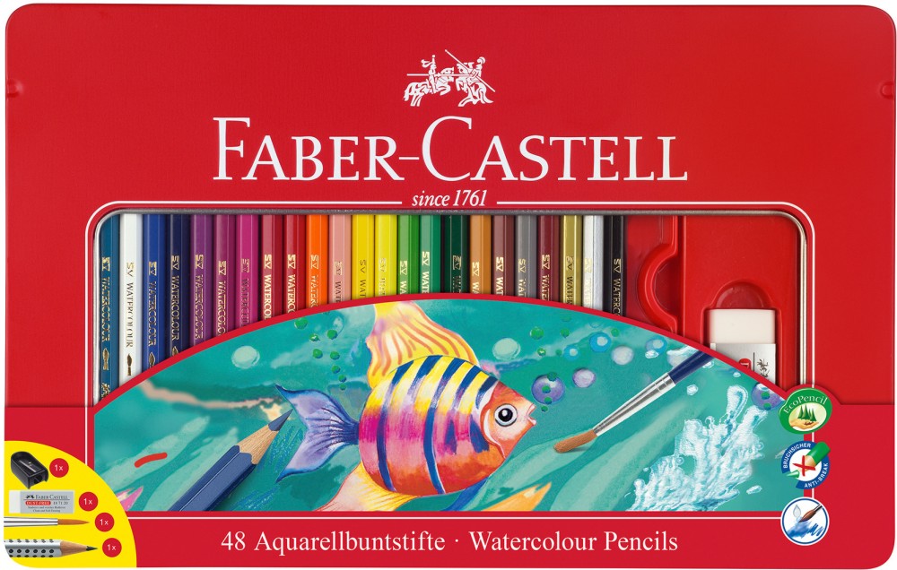 Акварелни моливи Faber Castell store.bg