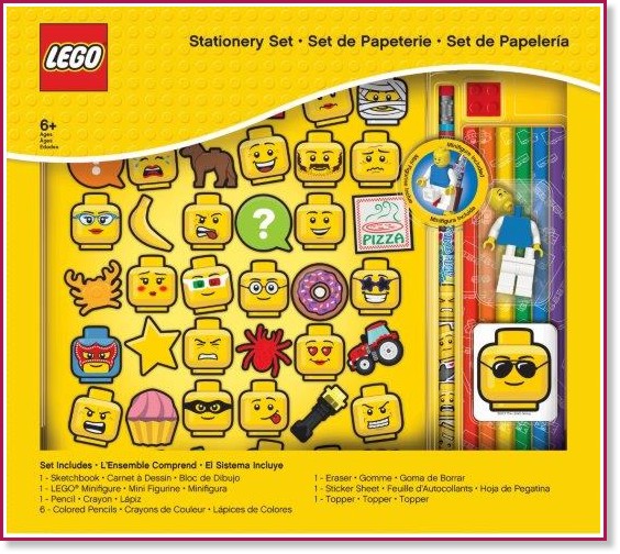 Комплект за рисуване с мини фигурка LEGO Wear Комплект за рисуване с мини фигурка LEGO Wear - От серията Iconic -