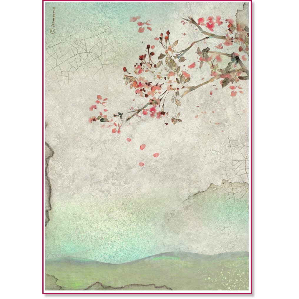 ��������� ������ Stamperia - ����� - A4 �� ���������� House of Roses - 