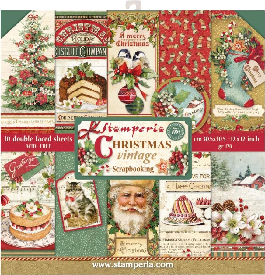 ������ �� ����������� Stamperia - ������� �������� - 10 ���� �� ���������� Classic Christmas - 