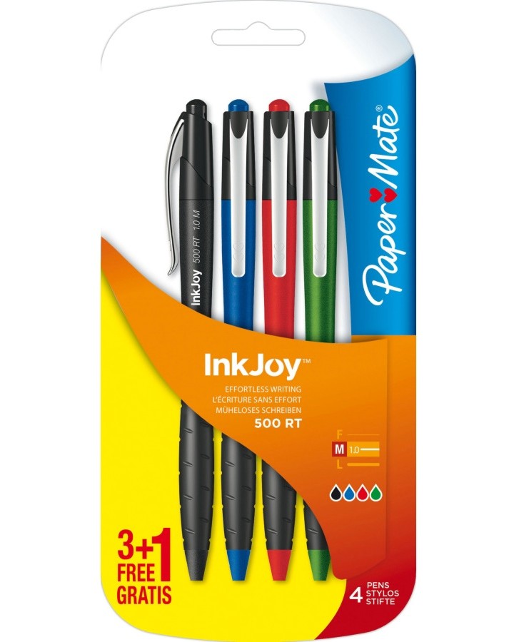    Paper Mate 500 RT - 4    InkJoy - 