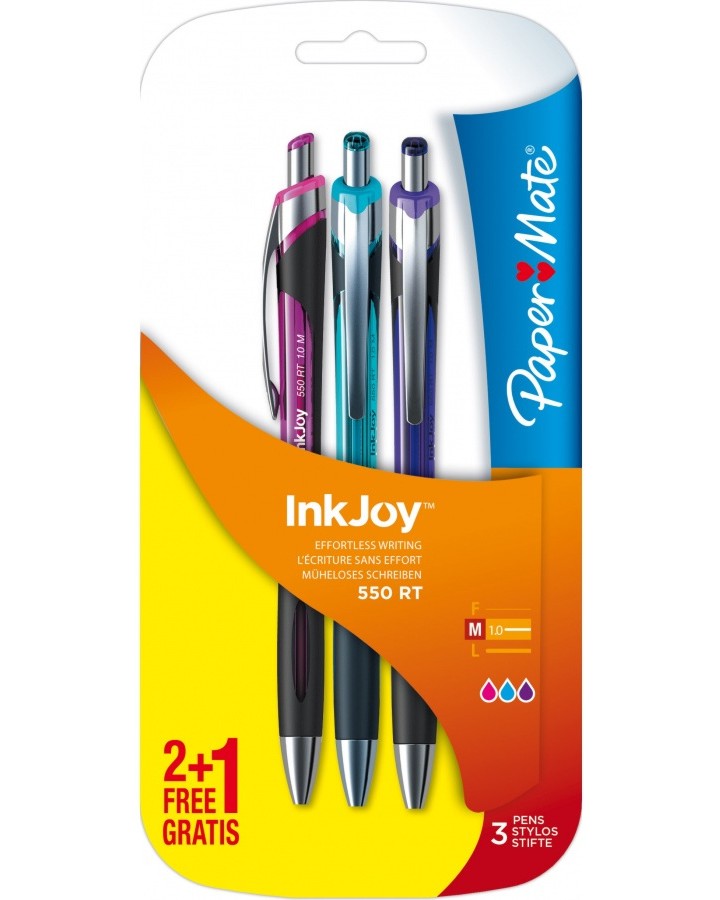   Paper Mate 550 RT - 3    InkJoy - 