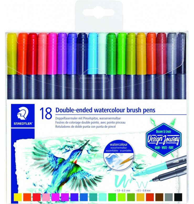 ��������� �������� ������� Staedtler - 18 ��� 36 ����� �� ������� Design Journey - 