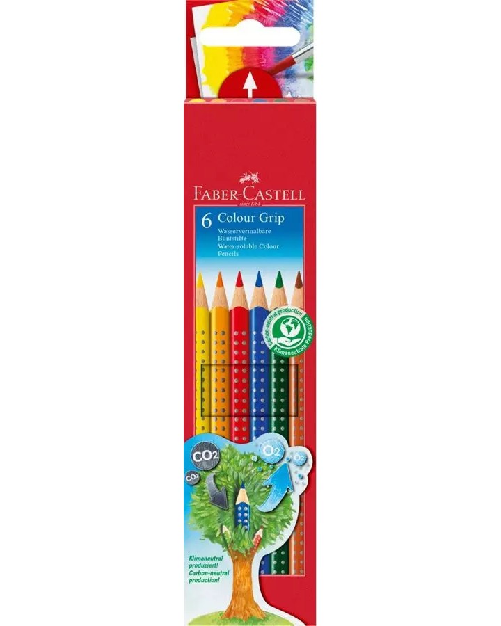 ��������� ������ Faber-Castell Color Grip - 6, 12 ��� 24 ����� - 