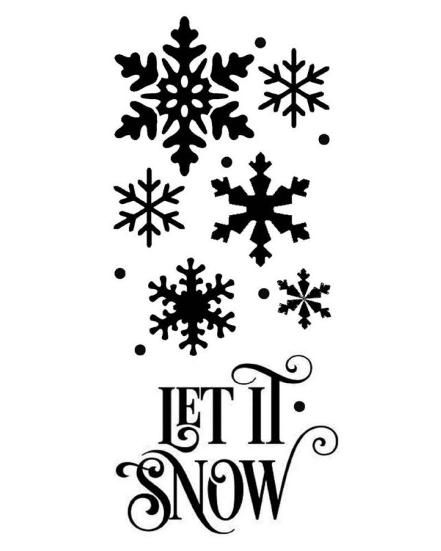  Stamperia - Let It Snow - 12 x 25 cm - 