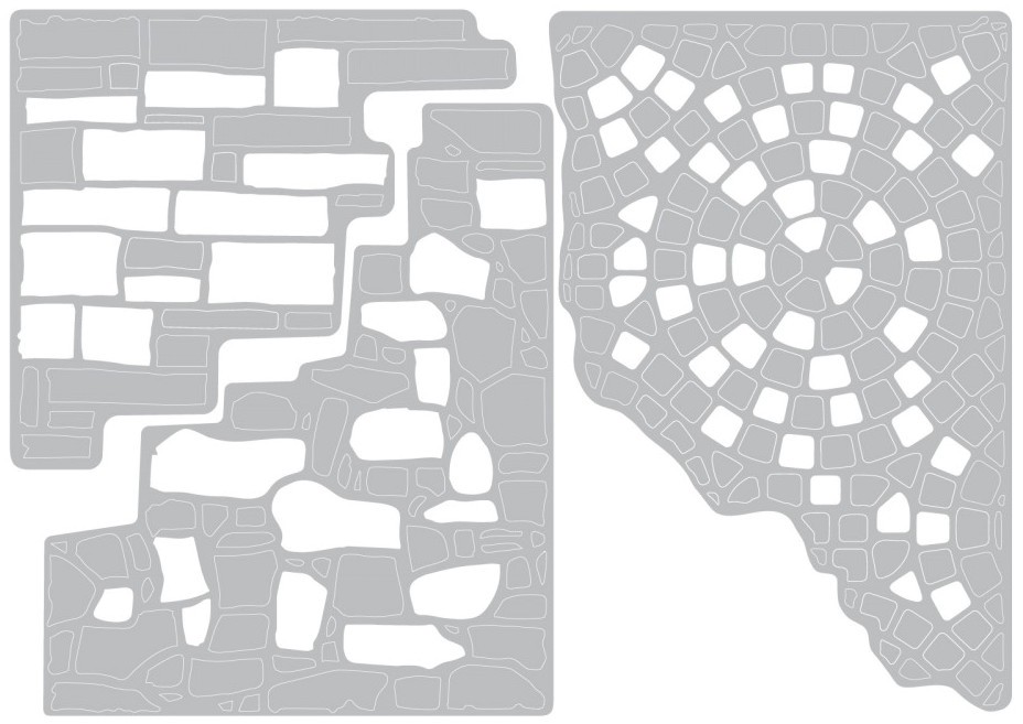 ����� �� ������ �� ��������� Sizzix - �������� - 3 ���� �� 7.6 �� 12 cm - 
