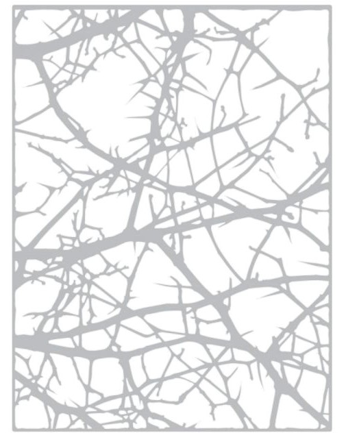 ����� �� ������ �� ��������� Sizzix Tangled Twigs - 9.5 x 12.7 cm - 