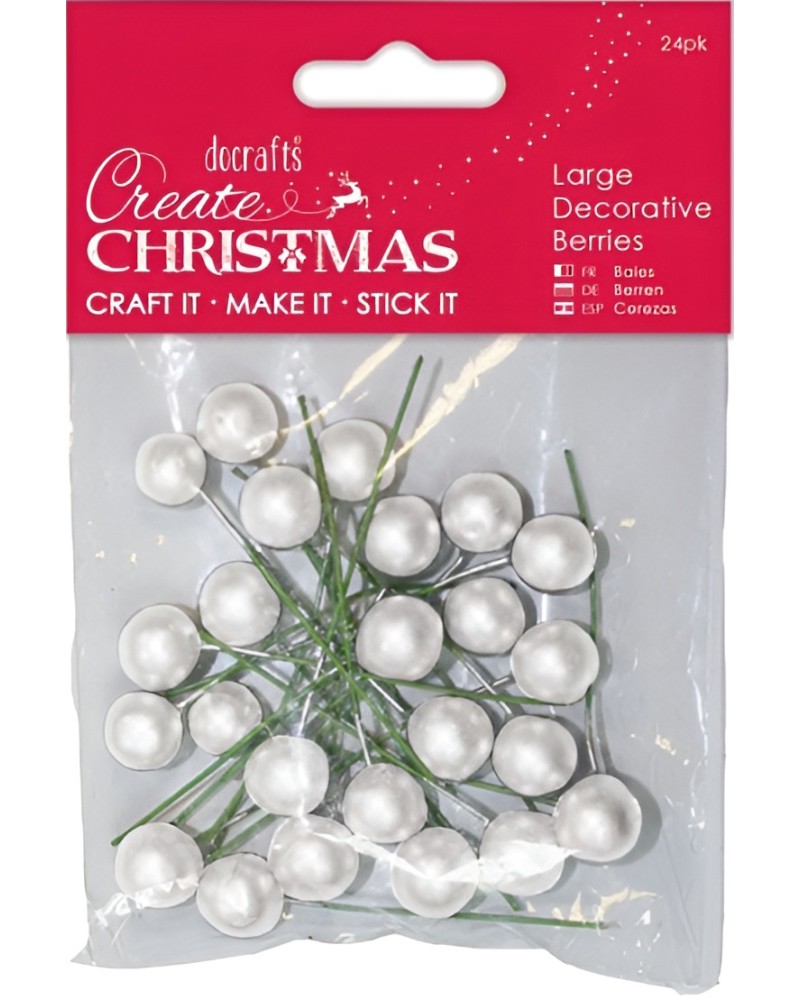 ����������� ��������� Docrafts - 24 ����, ∅ 2 cm �� ������� Create Christmas - 