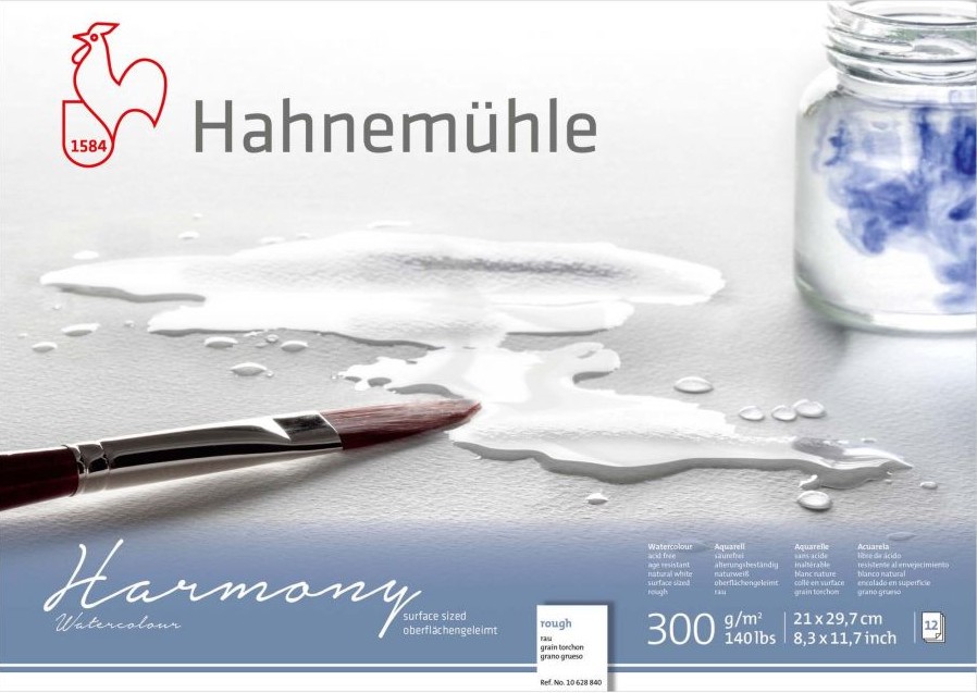      Hahnemuhle - 12 , 300 g/m<sup>2</sup>   Harmony - 