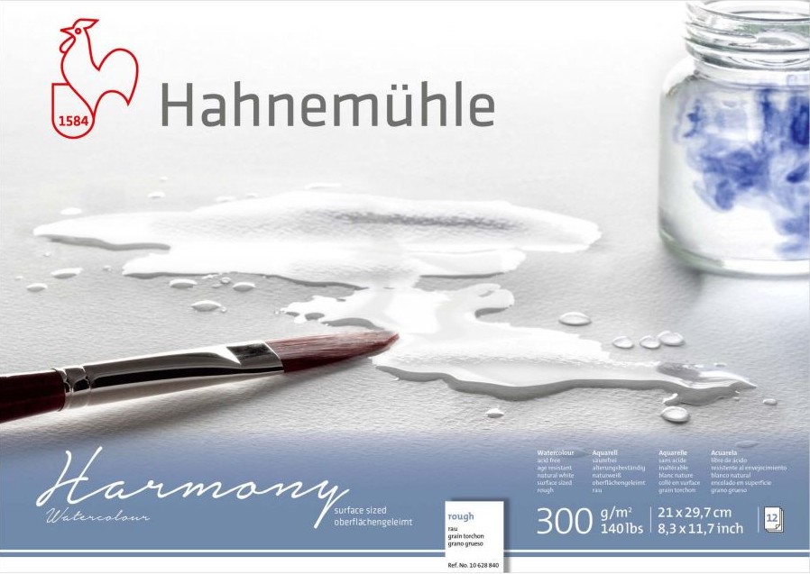     Hahnemuhle - 12 , 300 g/m<sup>2</sup>   Harmony - 