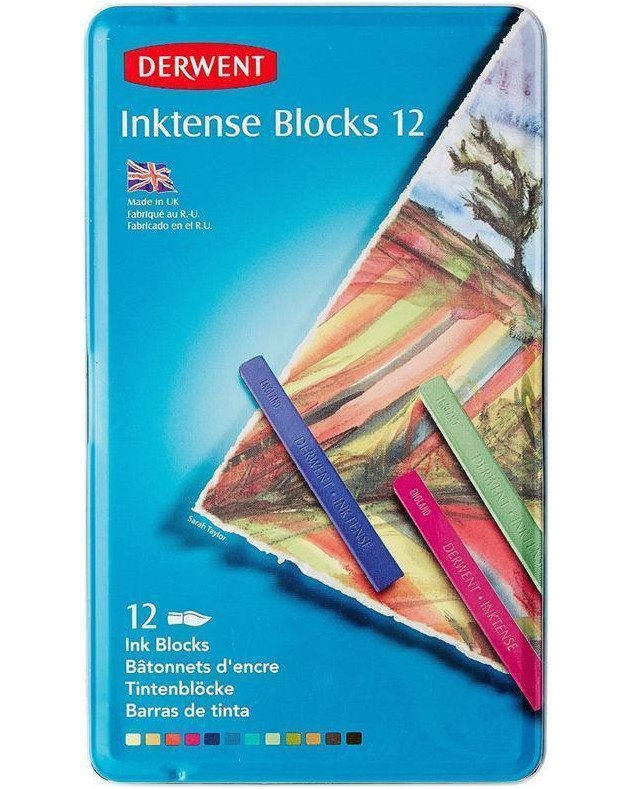    Derwent Inktense - 12     - 