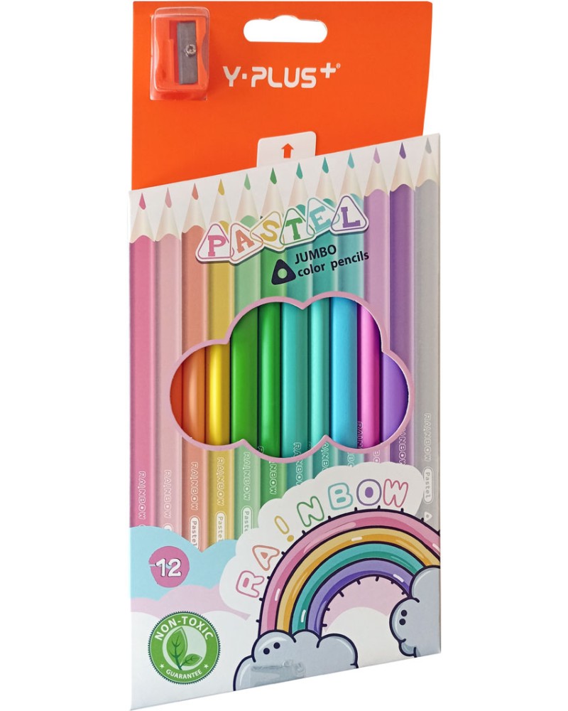 ������ ������ Y-Plus Jumbo Pastel - 12 �����, � �������� - 