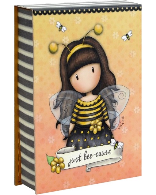   Santoro Bee-Loved - 12 / 8.8 / 2.6 cm   Gorjuss - 