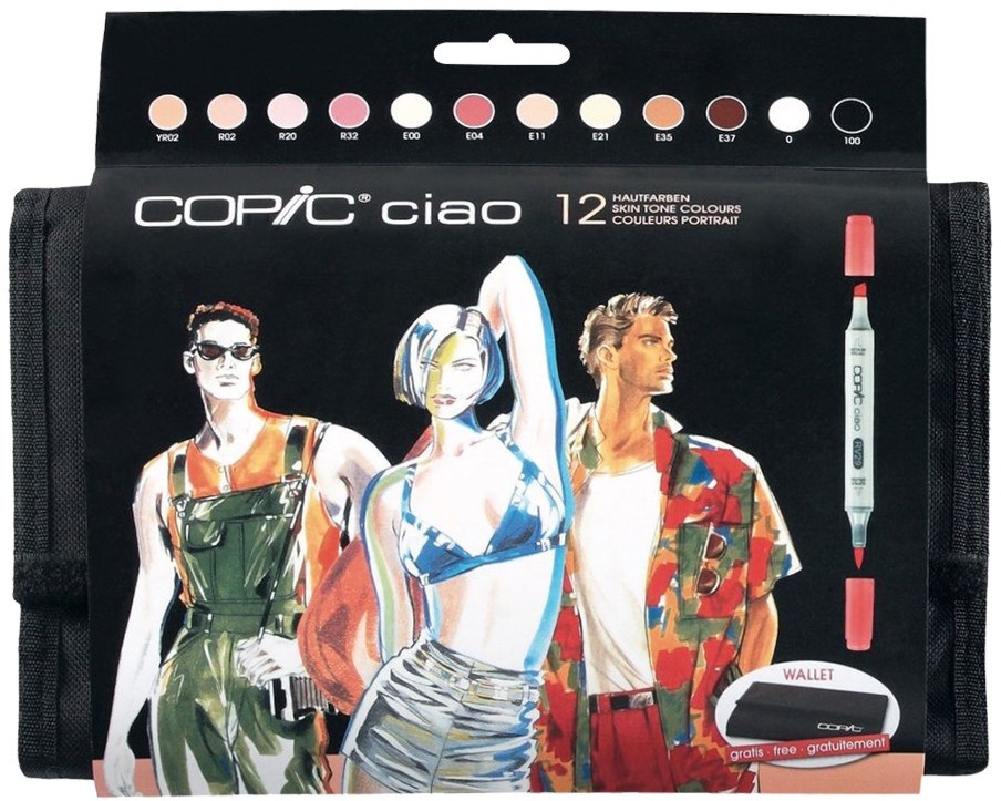   Copic Ciao Skin Tones - 12      Ciao - 