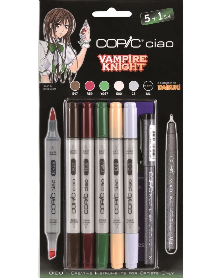   Copic Vampire Knight - 5      Ciao - 