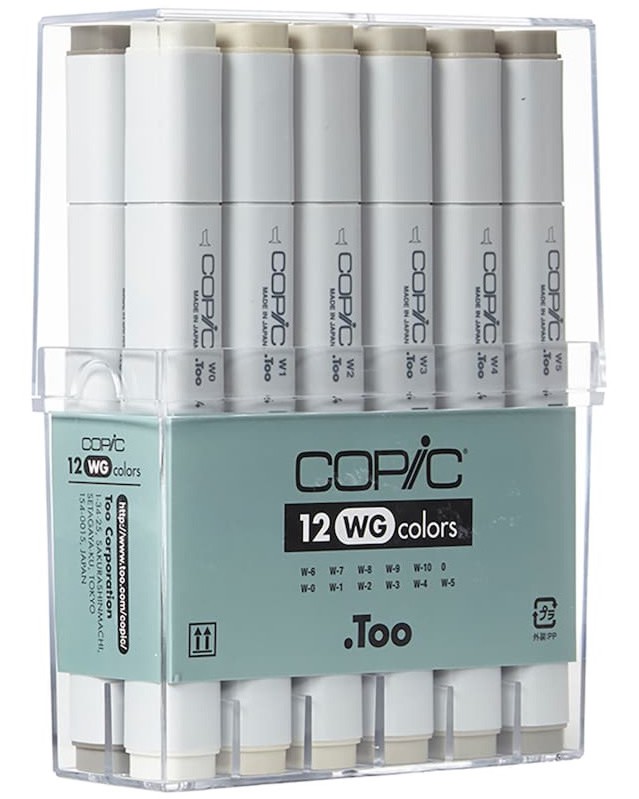   Copic Warm Gray - 12    Classic - 