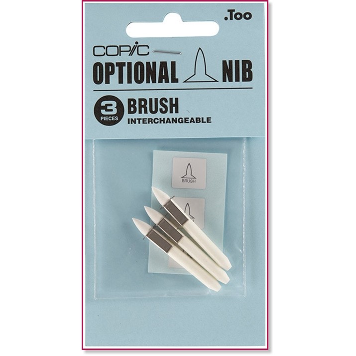 Резервни писци за маркер Copic Brush Резервни писци за маркер Copic Brush - 10 броя от серията Classic -