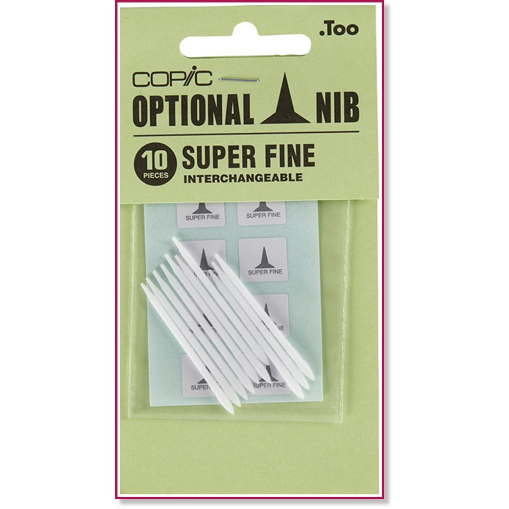 Резервни писци за маркер Copic Super Fine Резервни писци за маркер Copic Super Fine - 10 броя от серията Classic -