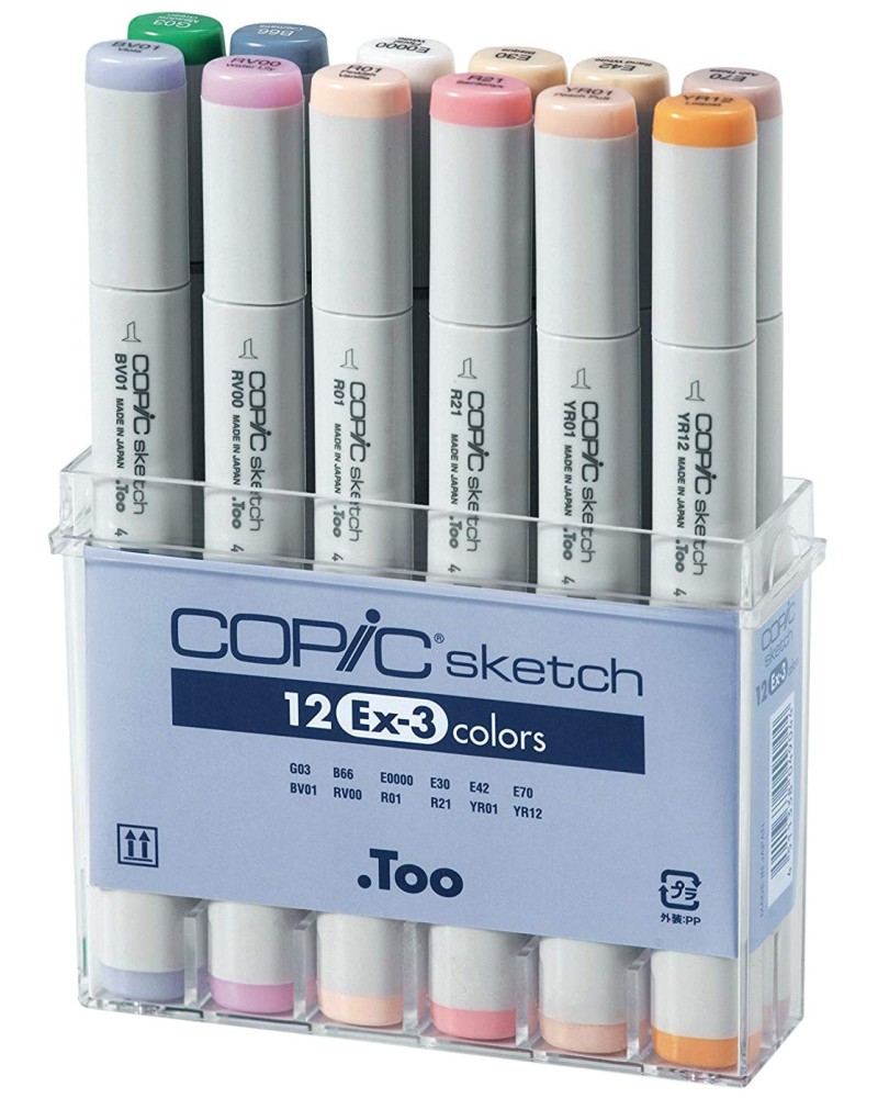   Copic EX-3 - 12    Sketch - 