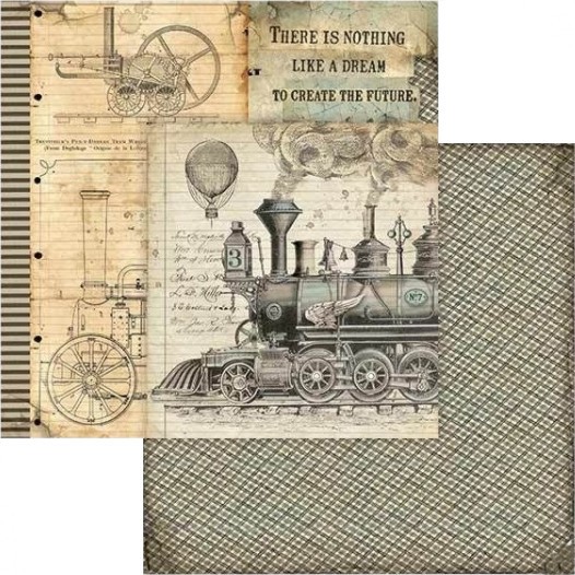 ������ �� ����������� Stamperia - ���� - 30.5 x 30.5 cm - 