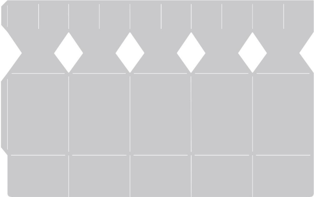 ������� �� ������ �� ��������� Sizzix - ������� ����� - 20 x 12.3 cm - 