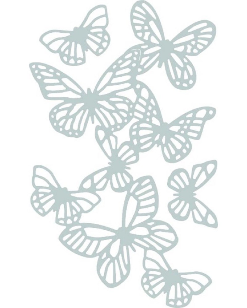 ����� �� ������ �� ��������� Sizzix - �������� - 3 ����� �� 1.9 �� 12.3 cm - 