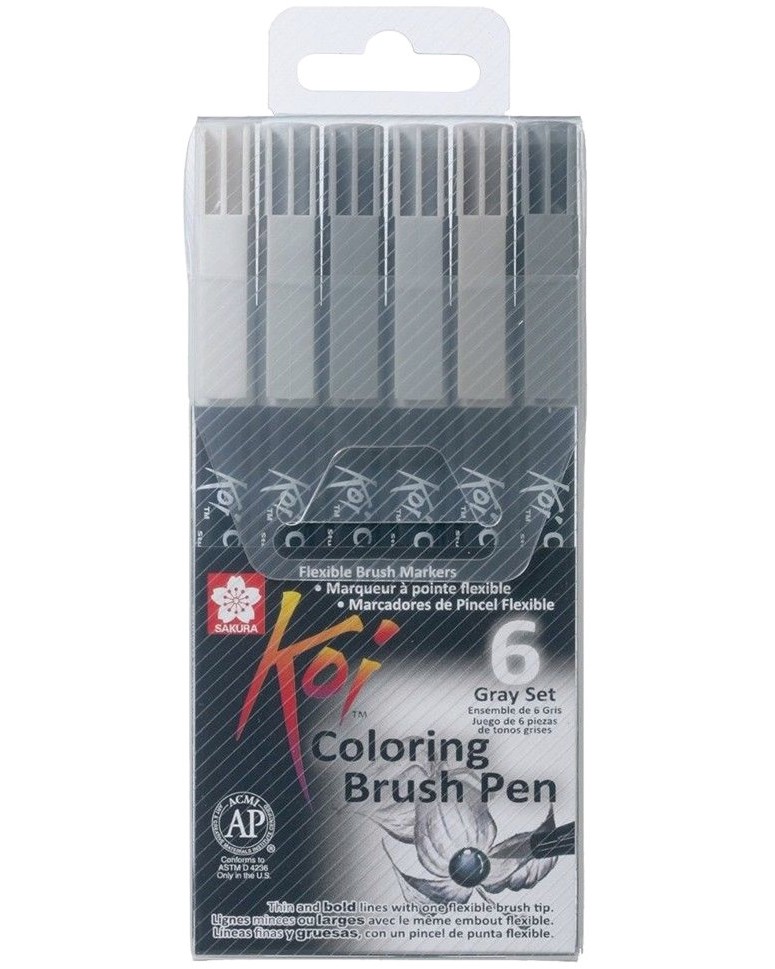      Sakura Coloring Brush Pen - 6    Koi - 