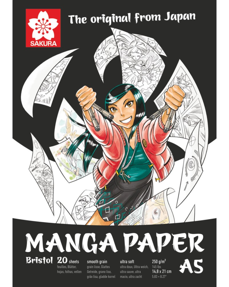    Sakura - 20 , 250 g/m<sup>2</sup>   Manga Set - 
