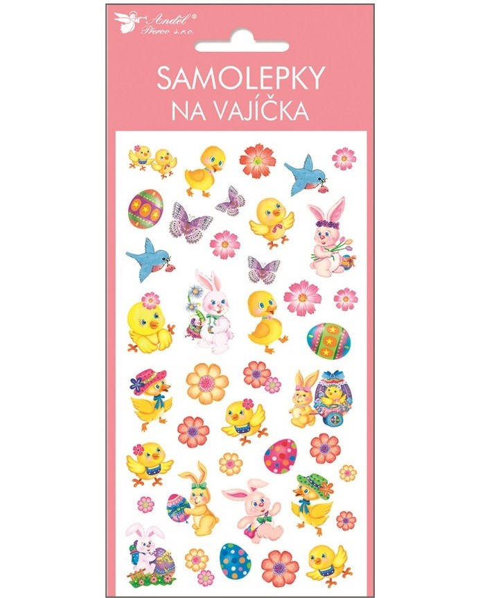 Гел стикери за великденски яйца Andel Prerov Easter Animals Гел стикери за великденски яйца Andel Prerov Easter Animals -