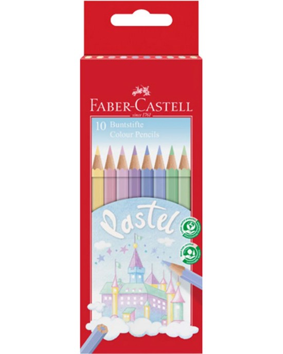 ������ ������ Faber-Castell - 10 �������� ����� - 