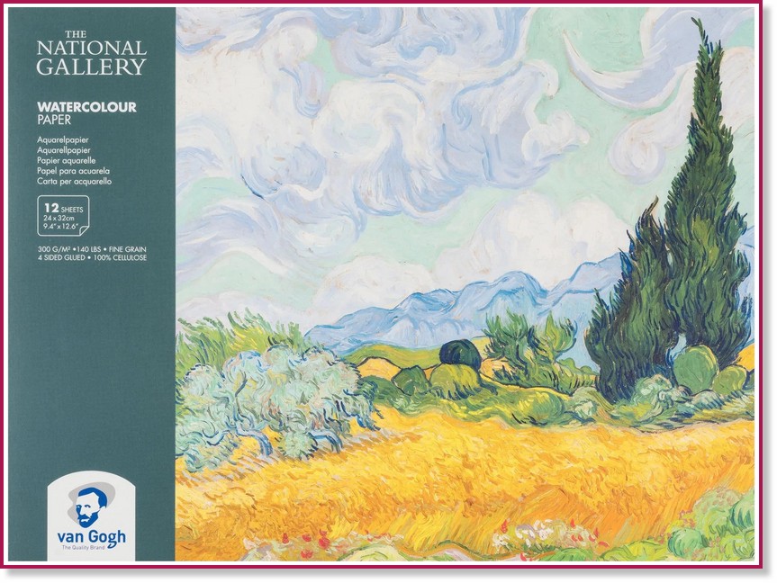    Royal Talens National Gallery - 12 , 24 x 32 cm, 300 g/m<sup>2</sup>   Van Gogh - 