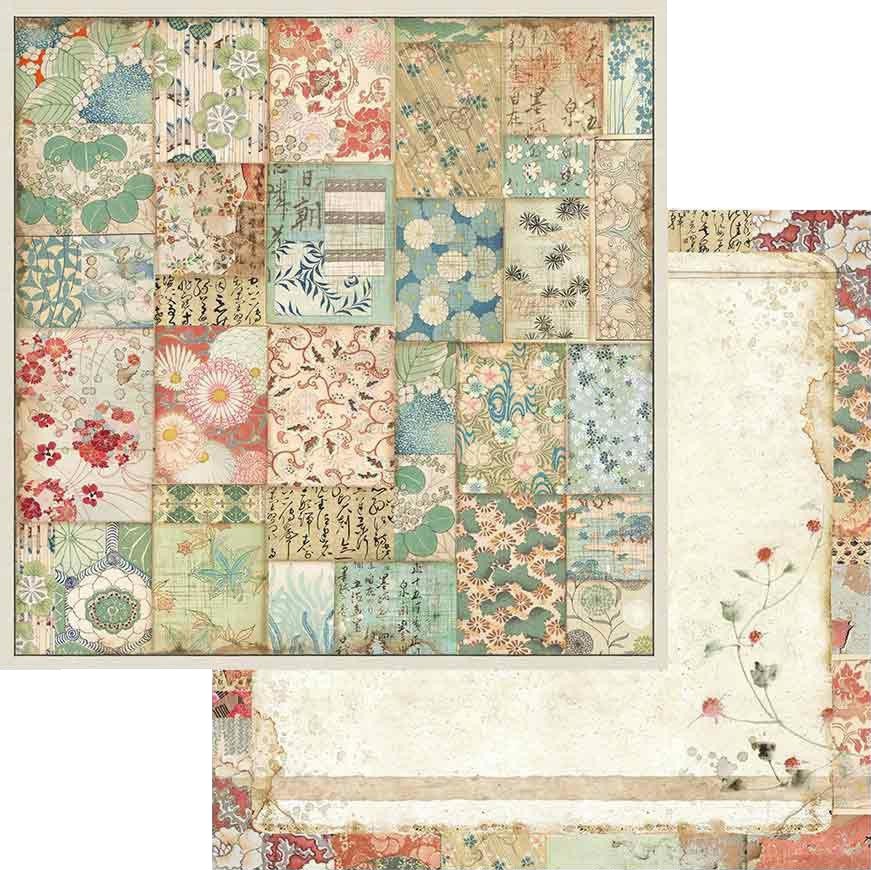 ������ �� ����������� Stamperia - ����� - 30.5 x 30.5 cm �� ���������� Oriental Garden - 