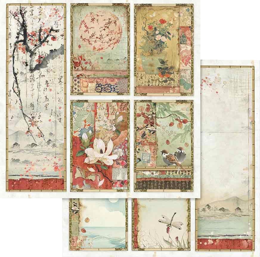    Stamperia -   - 30.5 x 30.5 cm   Oriental Garden - 