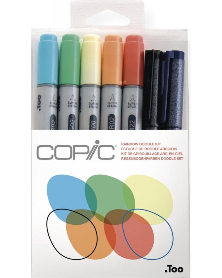   Copic Doodle Kit Rainbow - 5   2  - 